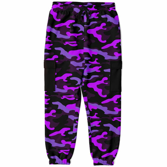 Purple Camouflage Sweatpants